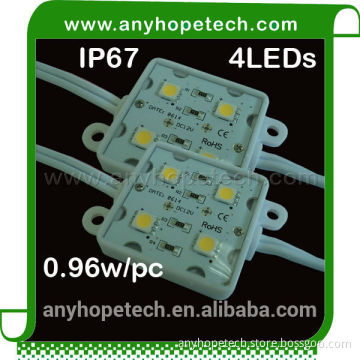New style energy conservation 4LEDs waterproof led module lens